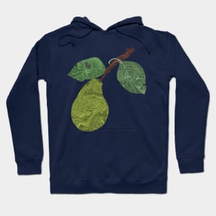 Wabi Sabi Marbled Paper Pear Hoodie